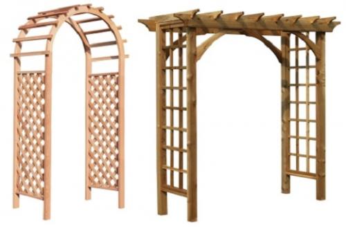 Садовые арки из металла. Виды садовых арок