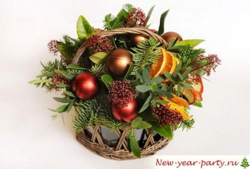 Зимняя экибана своими руками. Делаем экибану про зиму своими руками: фото в мастер-классе